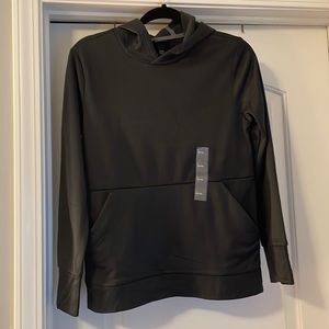NWT Black Tech Fleece All in Motion Hoodie in kid’s L. Never worn
